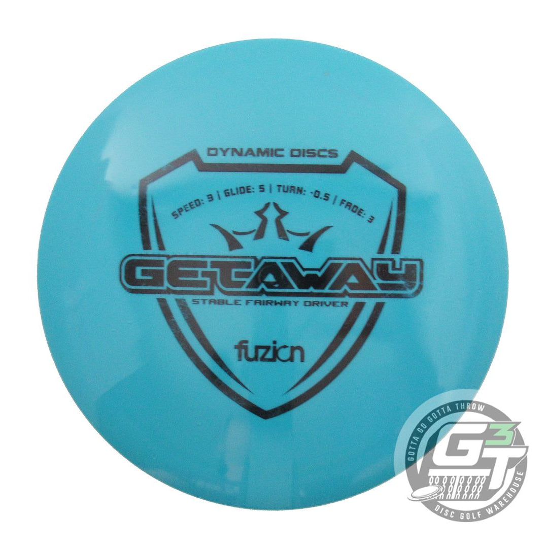 USED Dynamic Discs Fuzion Getaway 173g Teal Black Stamp Distance Driver Disc