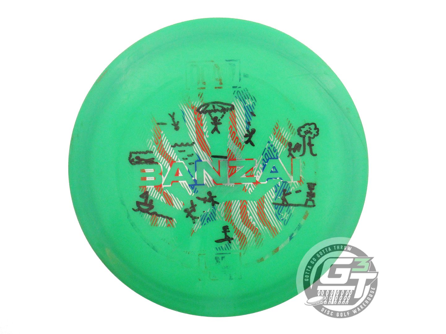 USED DGA ProLine Banzai 175g Green Flag Foil Fairway Driver Golf Disc