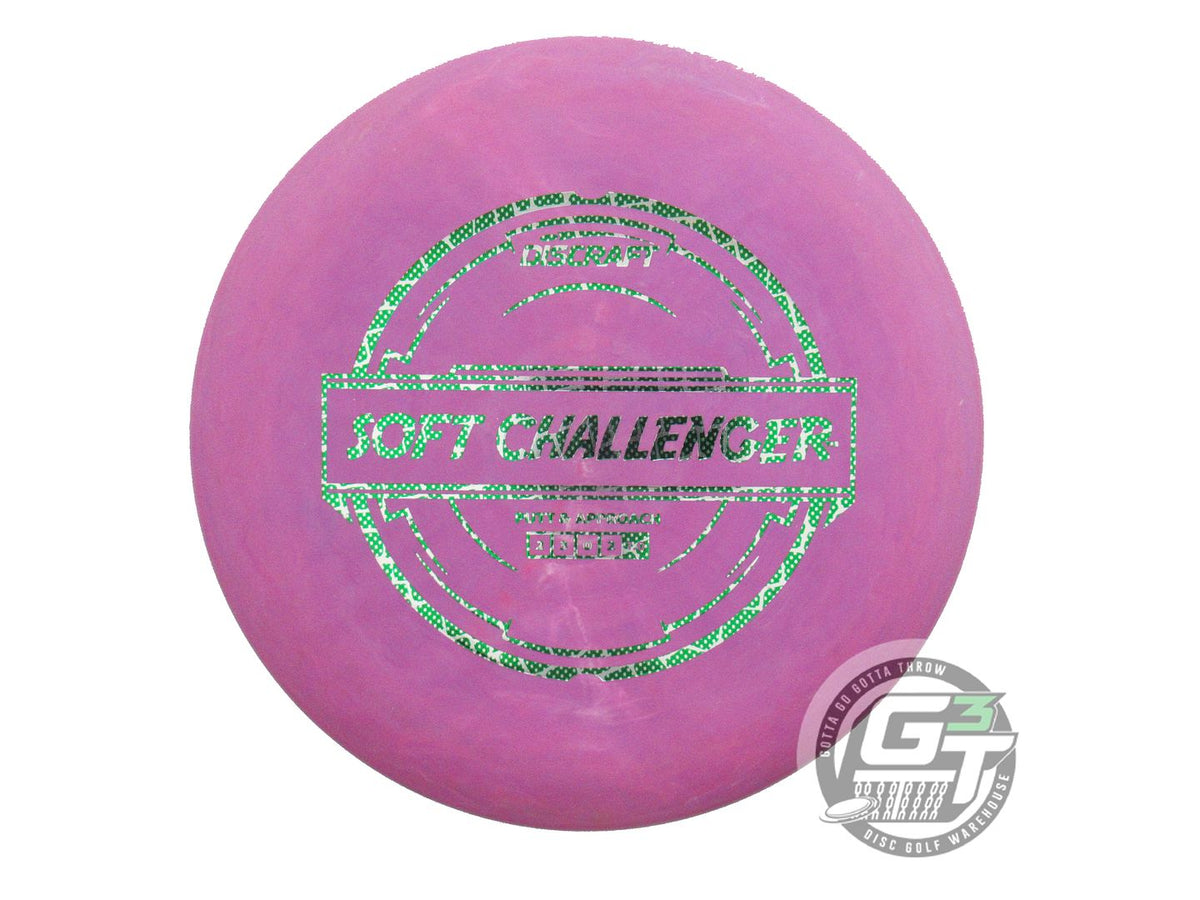 USED Discraft Putter Line Soft Challenger 174g Purple Reptile Foil Putter Disc