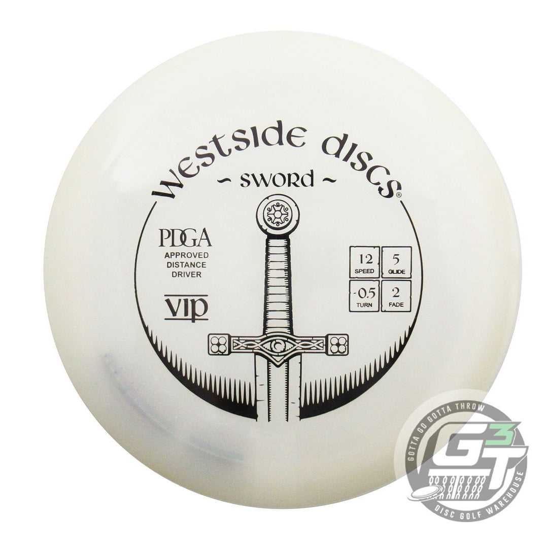 USED Westside Discs VIP Sword 168g White Black Stamp Distance Driver Golf Disc