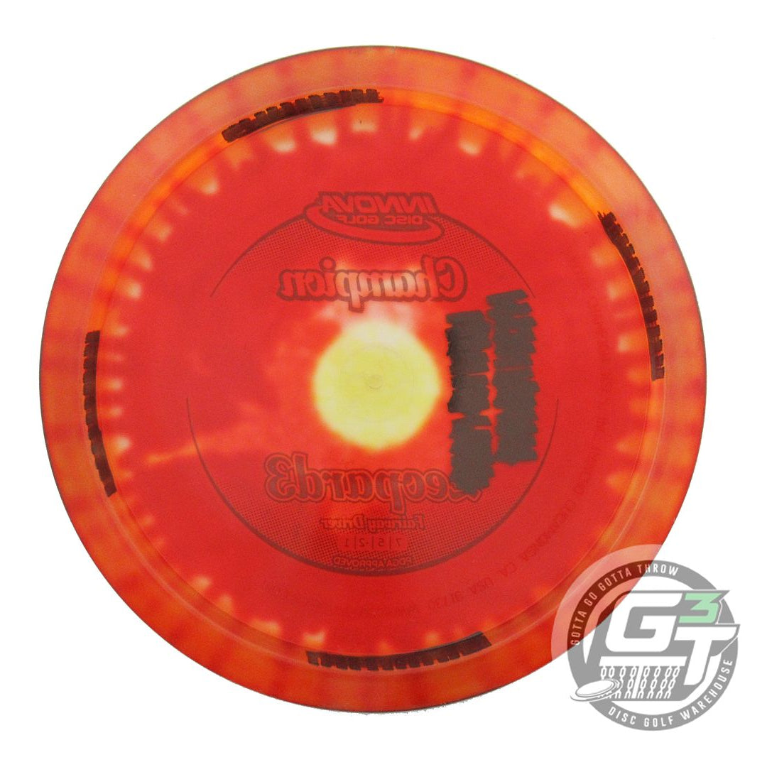 USED Innova I-DYE Champion Leopard3 172g Red Burst Fairway Driver Golf Disc