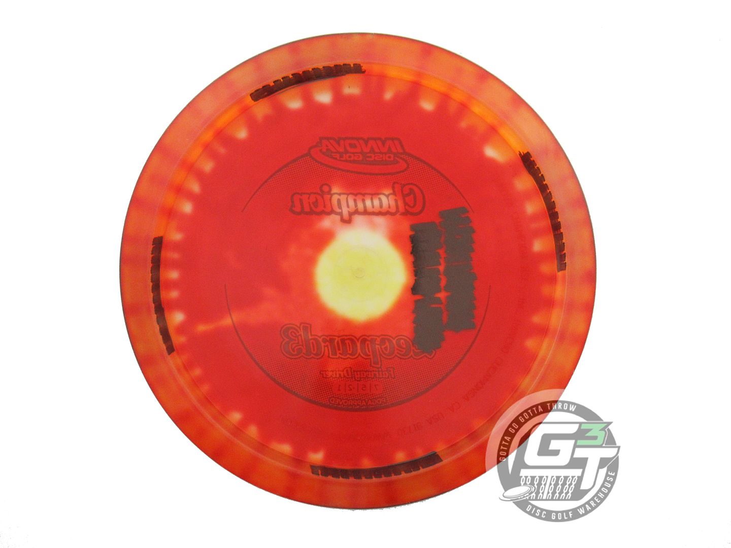 USED Innova I-DYE Champion Leopard3 172g Red Burst Fairway Driver Golf Disc