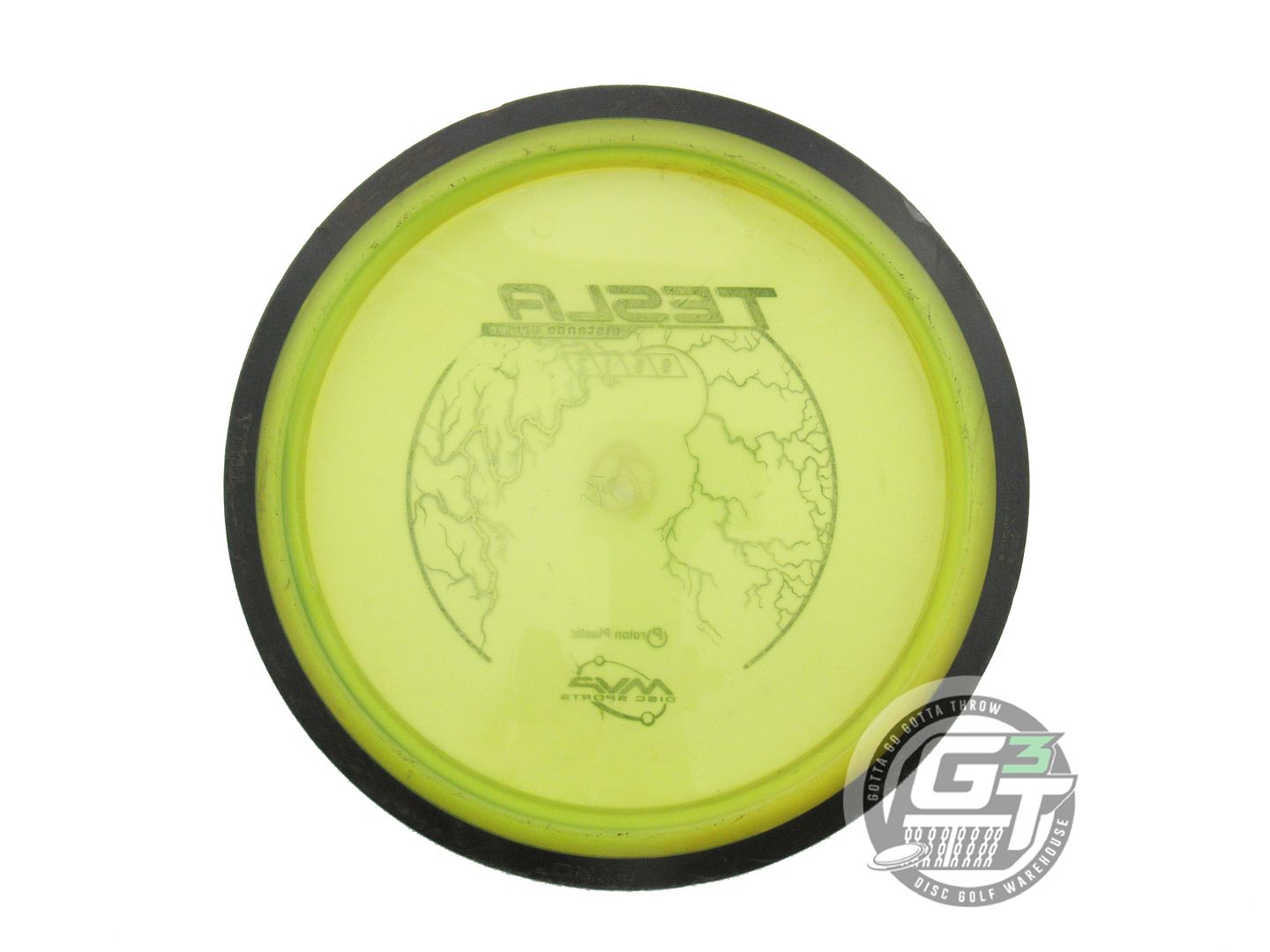 USED MVP Disc Sports Proton Tesla 172g Yellow Distance Driver Golf Disc