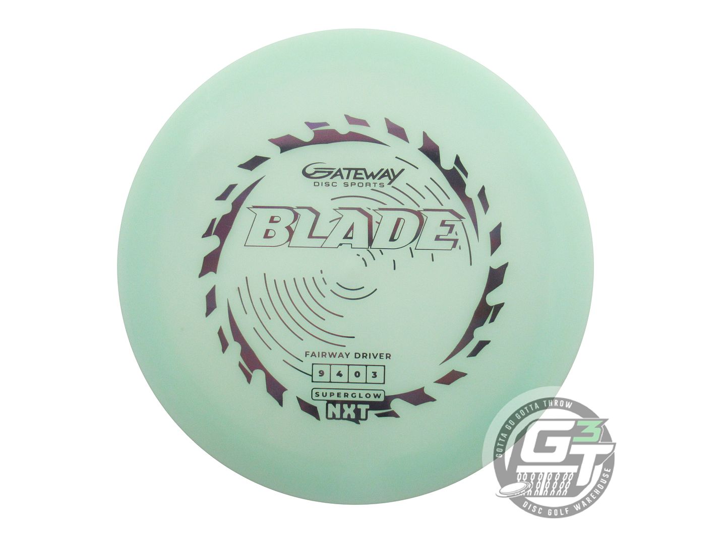 USED Gateway NXT Super Glow Blade 178g Mint Black Foil Fairway Driver Golf Disc