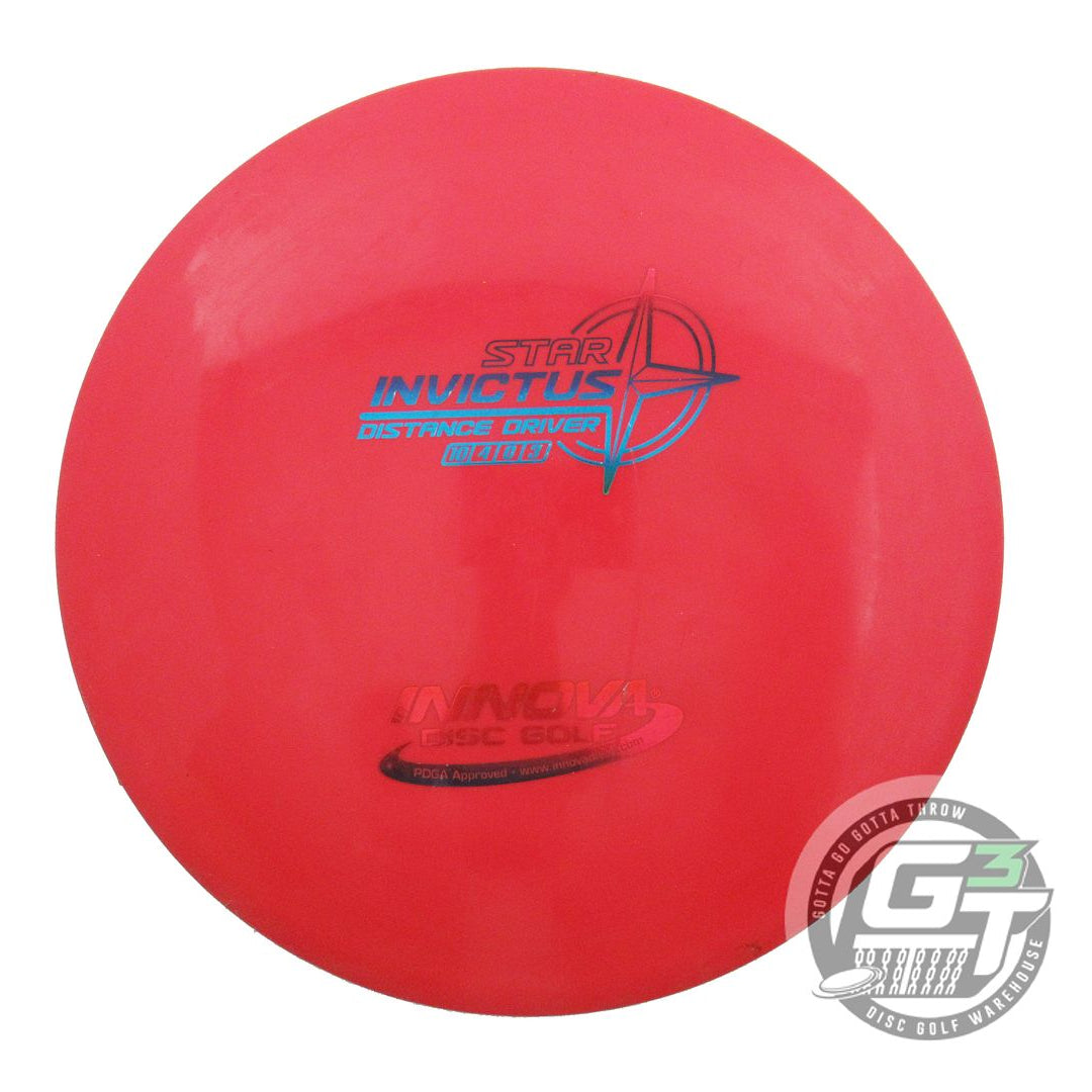 USED Innova Star Invictus 172g Red Rainbow Foil Distance Driver Golf Disc