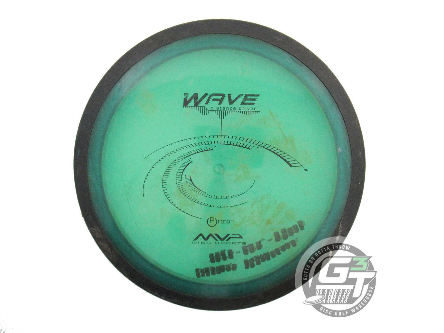 USED MVP Disc Sports Proton Wave 167g Green Distance Driver Golf Disc