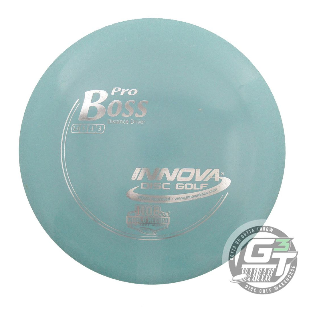 USED Innova Pro Boss 169g Seafoam Silver Foil Distance Driver Golf Disc