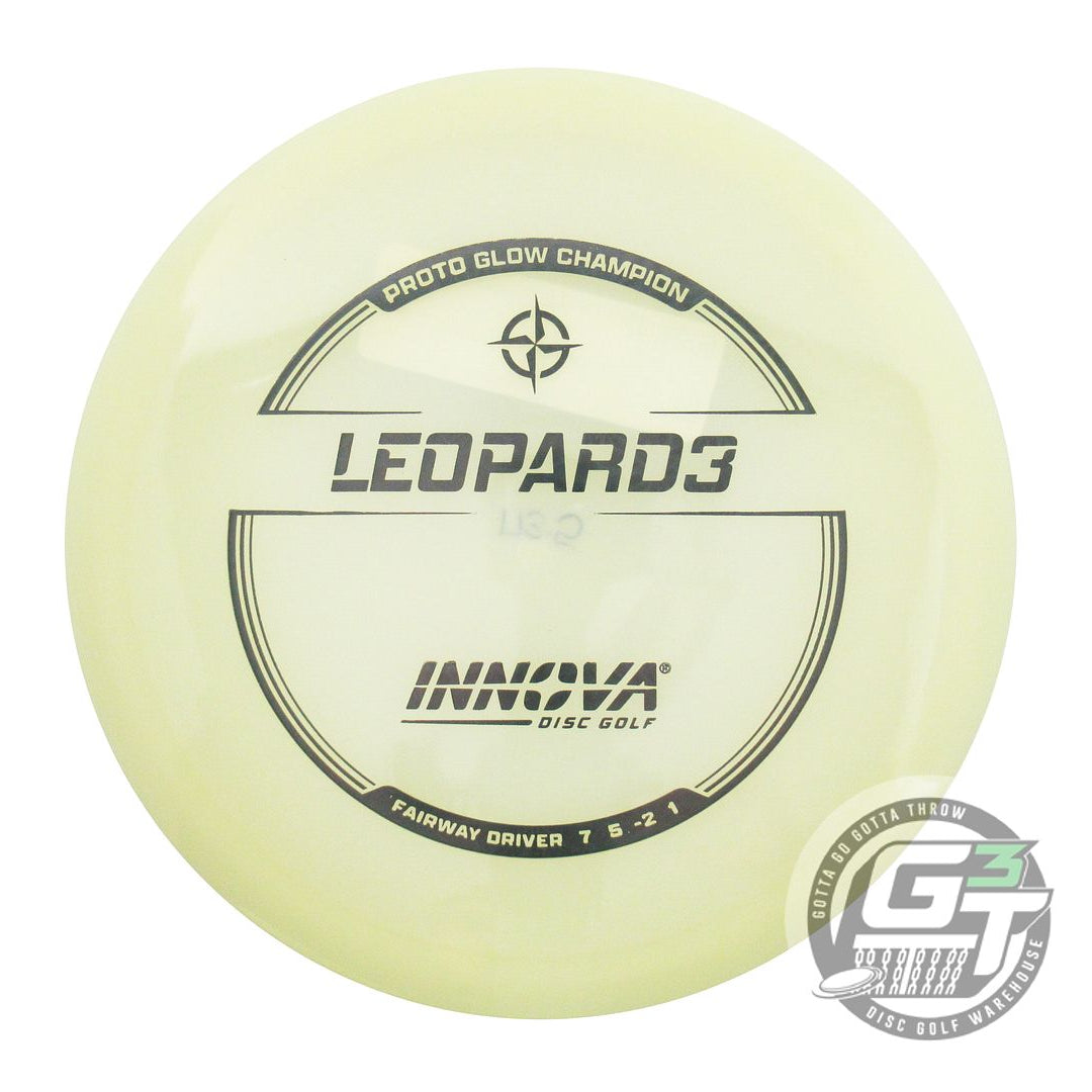 Innova Proto Glow Champion Leopard3 Fairway Driver Golf Disc (Individually Listed) - Gotta Go Gotta Throw