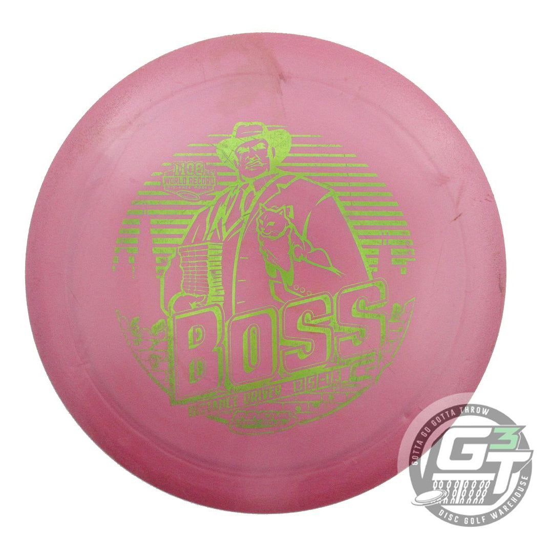USED Innova GStar Boss 175g Pink Lime Foil Distance Driver Golf Disc