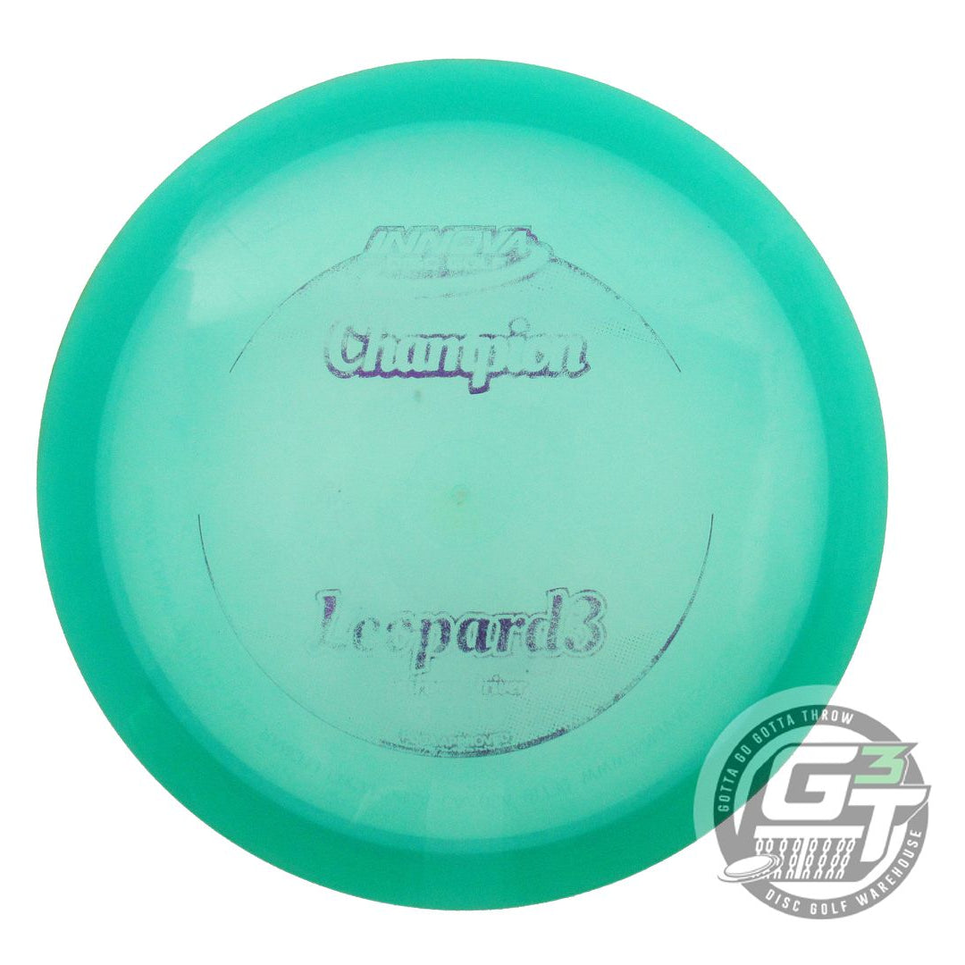 USED Innova Champion Leopard3 164g Green Purple Foil Fairway Driver Golf Disc