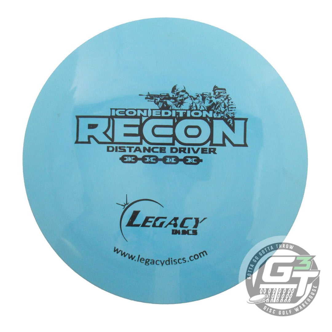 USED Legacy Discs Icon Recon 175g Teal Black Stamp Distance Driver Golf Disc