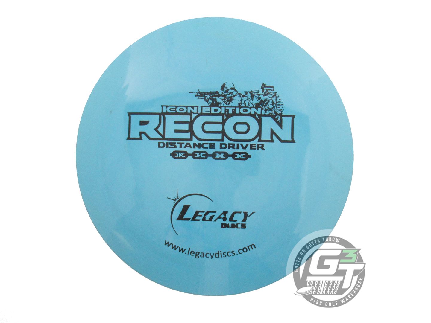 USED Legacy Discs Icon Recon 175g Teal Black Stamp Distance Driver Golf Disc