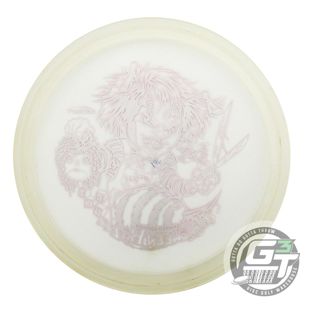 USED Discraft CHUCKY Glo Z Buzzz 176g Pink Holo Foil Midrange Golf Disc