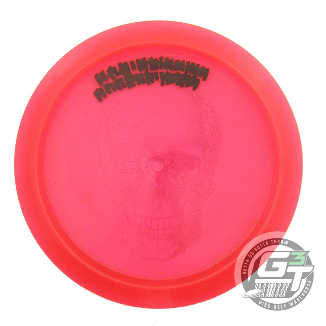USED Latitude 64 HAPPY SKULL Opto-X Musket 169g Red Green Foil Driver Golf Disc