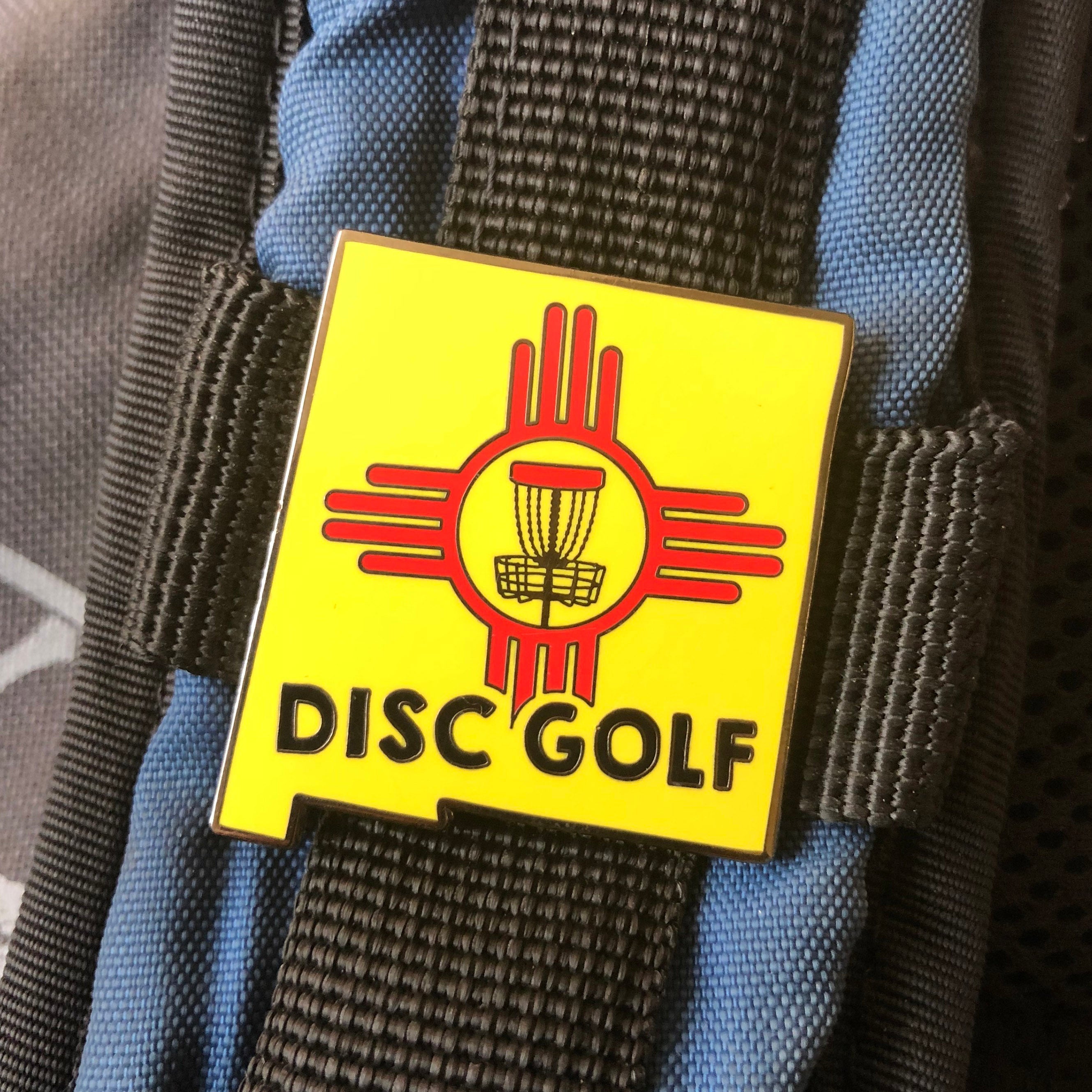 New Mexico State Disc Golf Pin - Gotta Go Gotta Throw