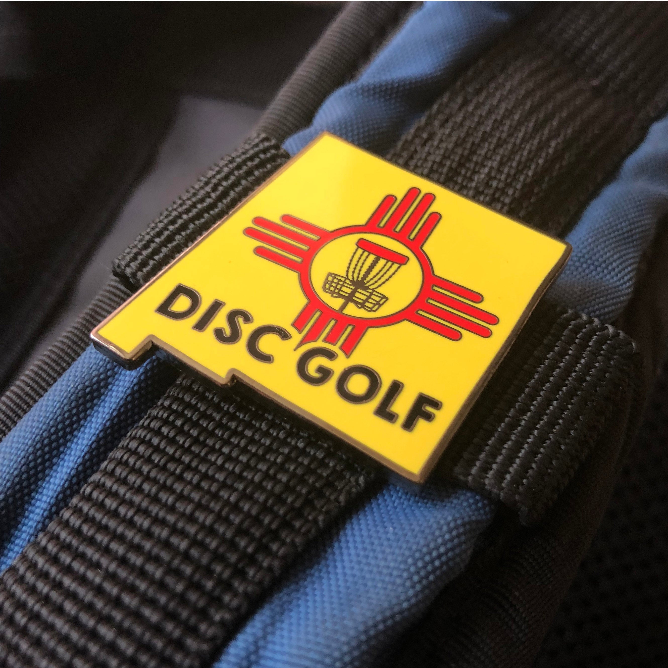 New Mexico State Disc Golf Pin - Gotta Go Gotta Throw