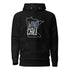Wind Chill Black State Outline Hooded Sweatshirt