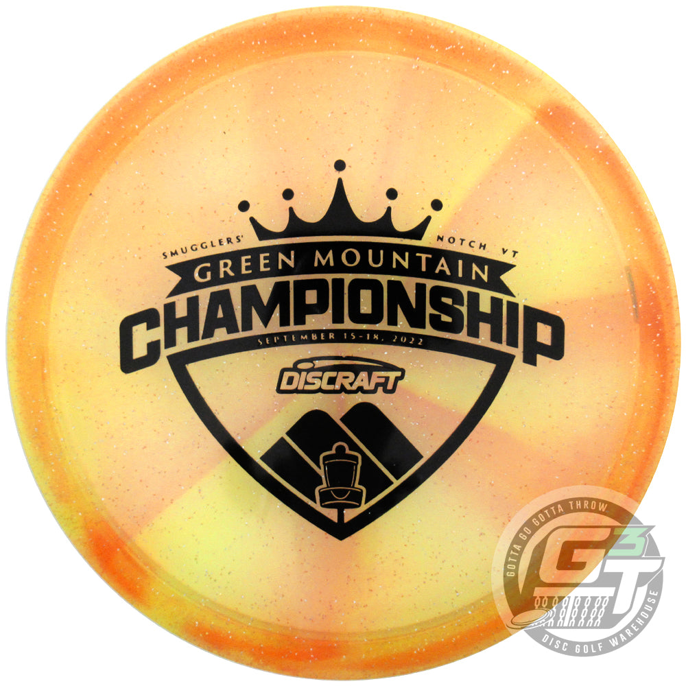 Discraft Limited Edition 2022 Green Mountain Championship Sparkle Swirl CryZtal Z Buzzz Midrange Golf Disc