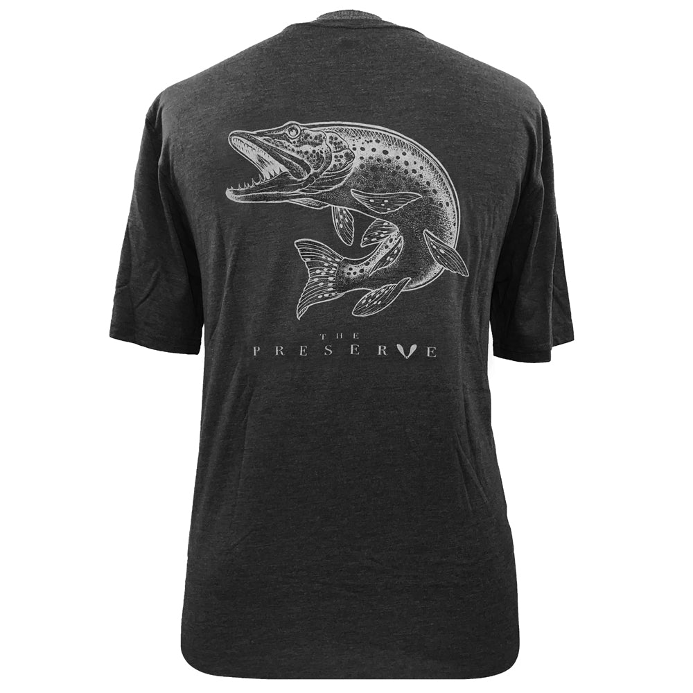 Minnesota Preserve Muskie Short Sleeve Disc Golf T-Shirt