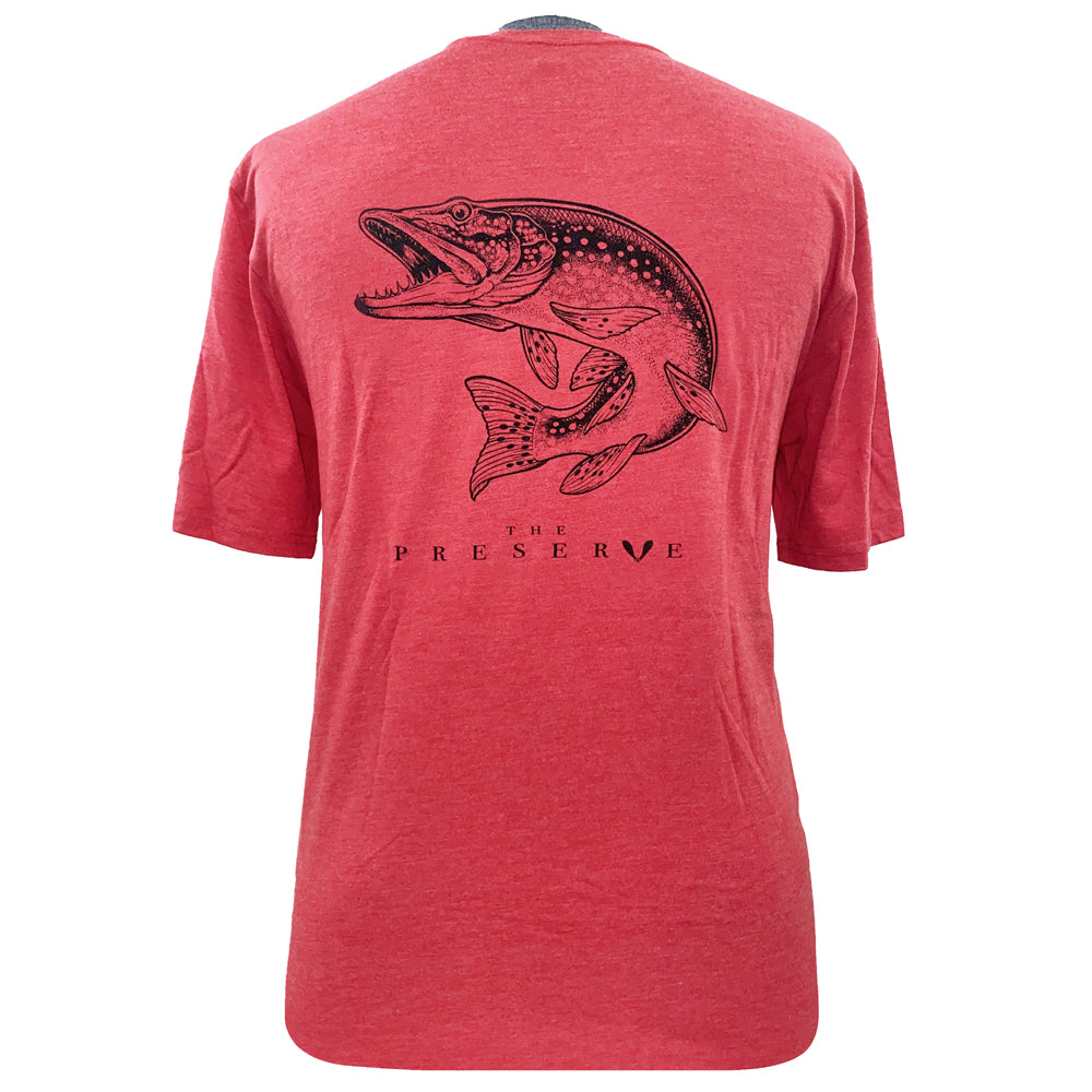 Minnesota Preserve Muskie Short Sleeve Disc Golf T-Shirt