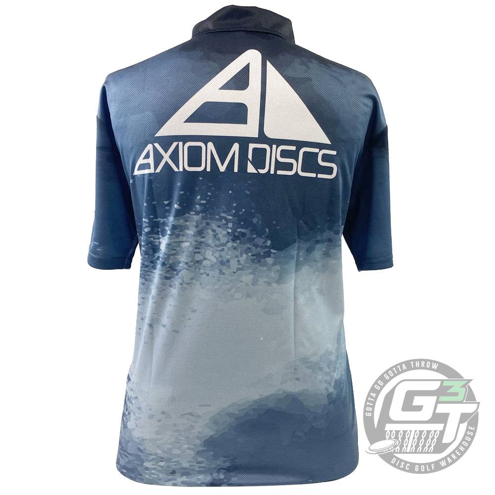 Axiom Discs Apparel Axiom Discs Grit Sublimated Short Sleeve Performance Disc Golf Polo Shirt