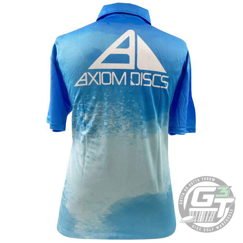 Axiom Discs Apparel Axiom Discs Grit Sublimated Short Sleeve Performance Disc Golf Polo Shirt