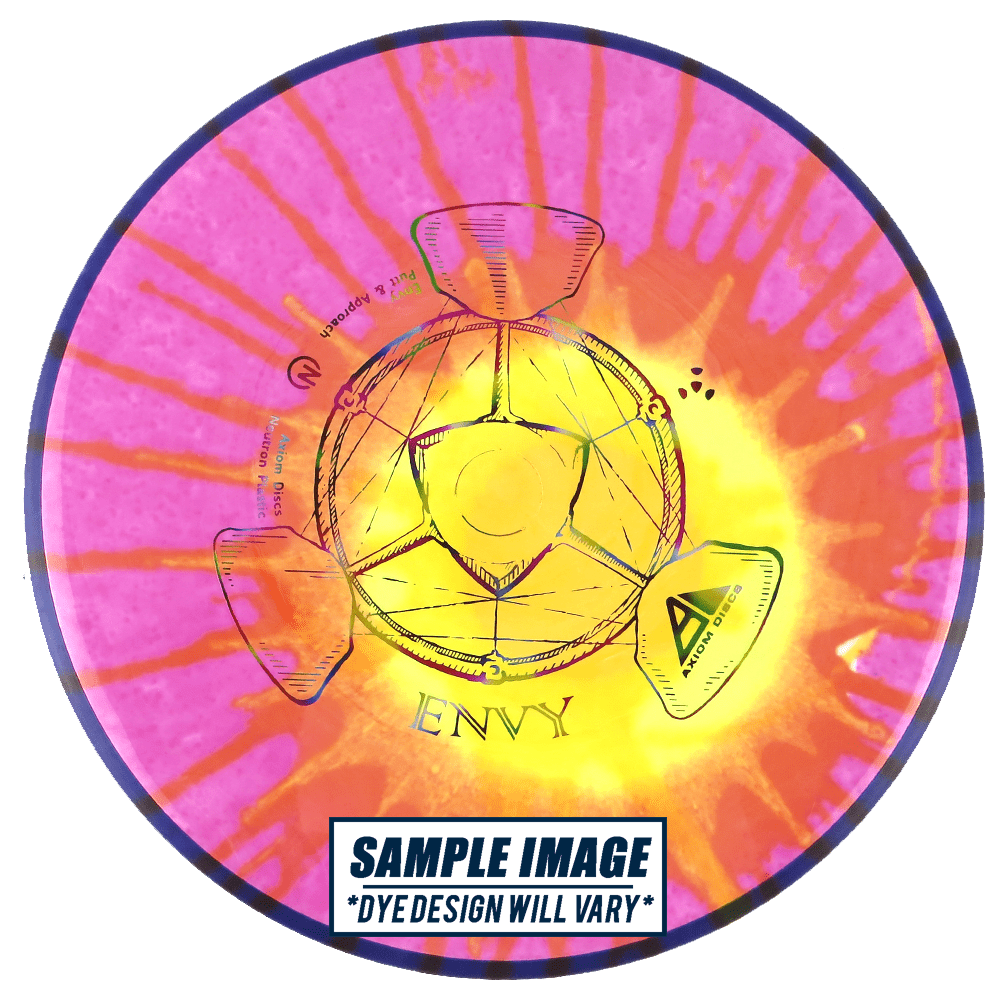 Axiom Discs Golf Disc Axiom Tie-Dye Neutron Envy Putter Golf Disc