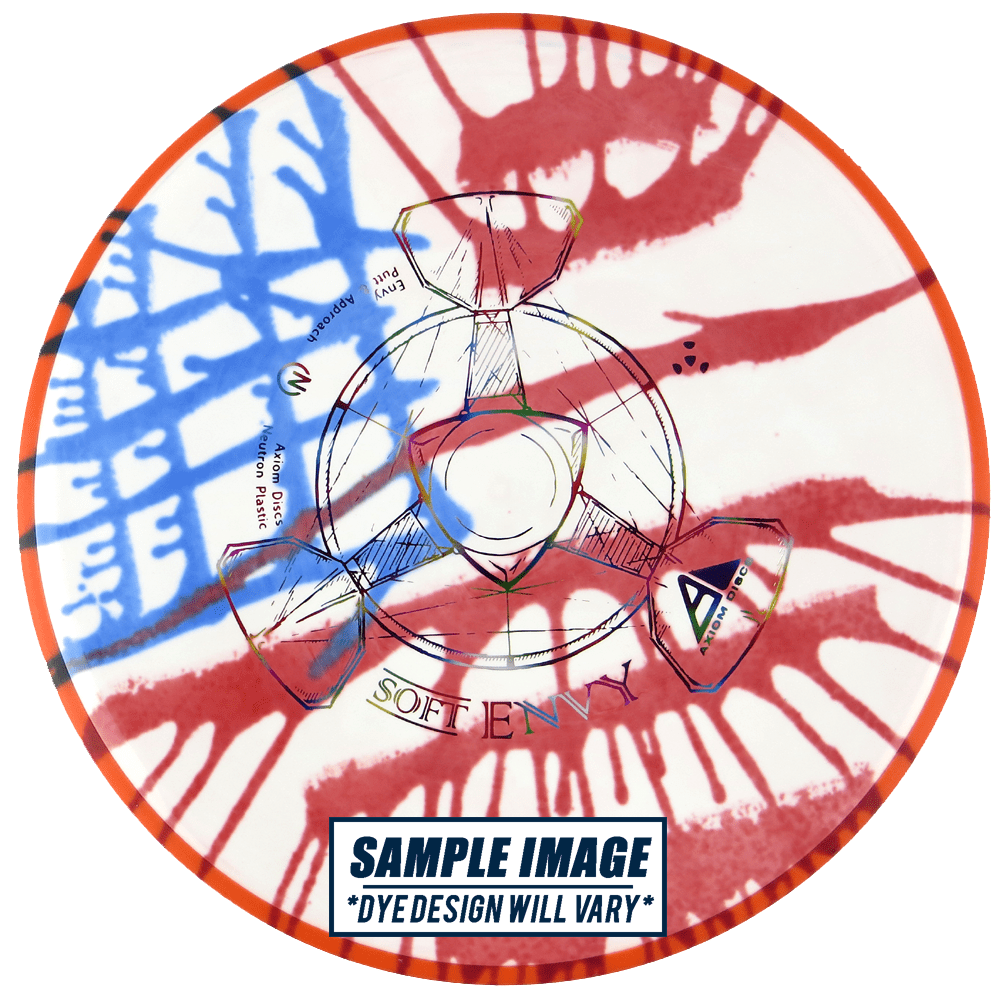 Axiom Discs Golf Disc Axiom Tie-Dye Neutron Soft Envy Putter Golf Disc