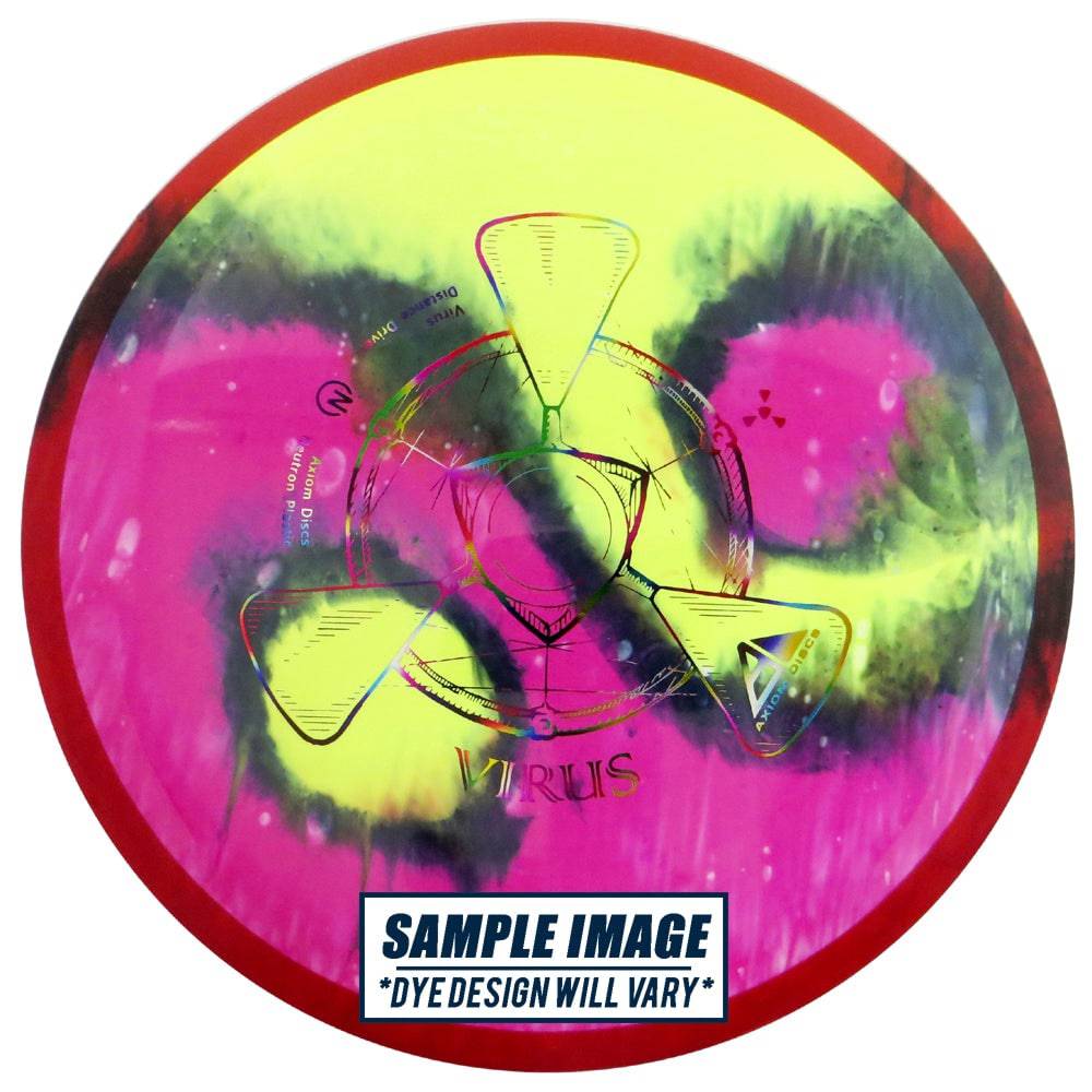 Axiom Discs Golf Disc Axiom Tie-Dye Neutron Virus Distance Driver Golf Disc