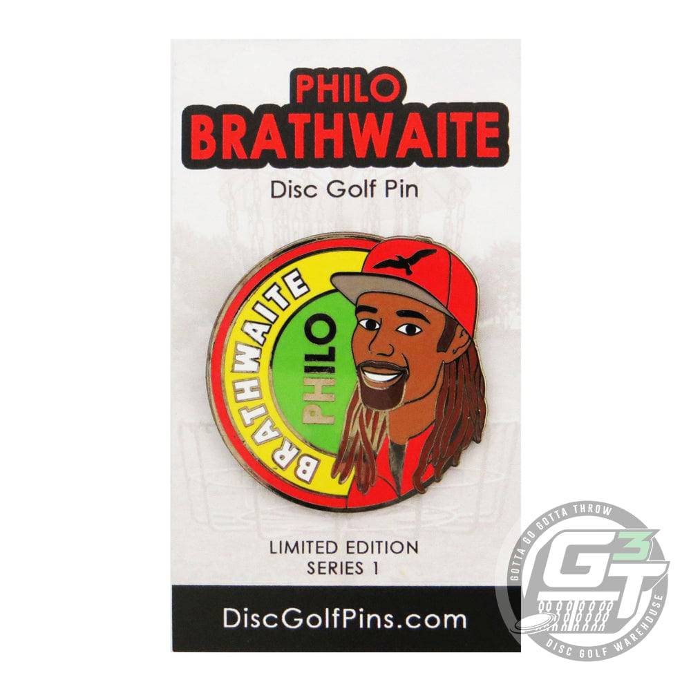 Disc Golf Pins Accessory Disc Golf Pins Philo Brathwaite Series 1 Enamel Disc Golf Pin
