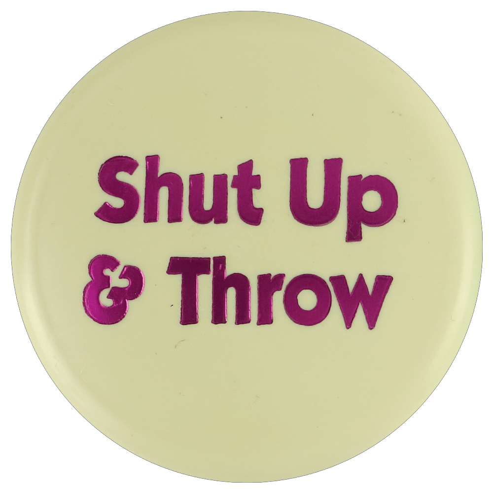 Disc Player Sports Mini Little Flyer - 4.25" Disc Player Sports Shut Up & Throw Inter-Locking Mini Marker Disc