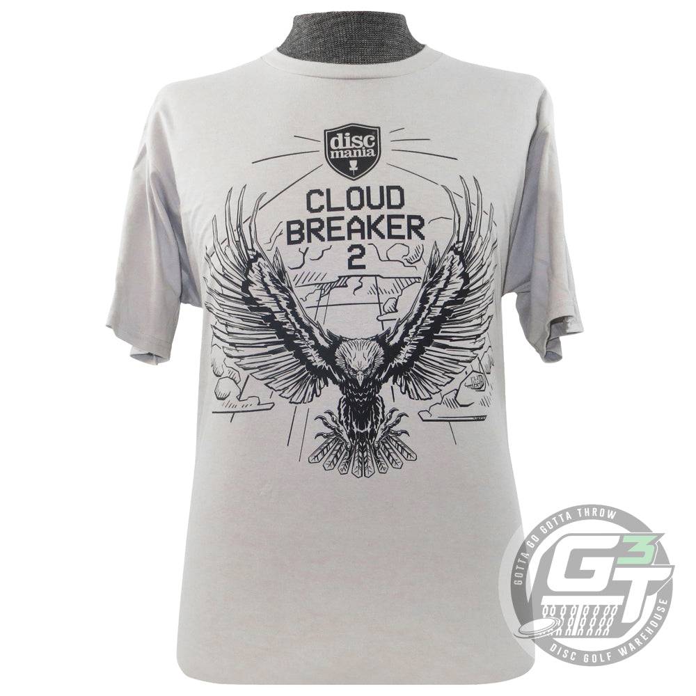 Discmania Apparel M / Gray Discmania Eagle McMahon Cloud Breaker II Short Sleeve Disc Golf T-Shirt