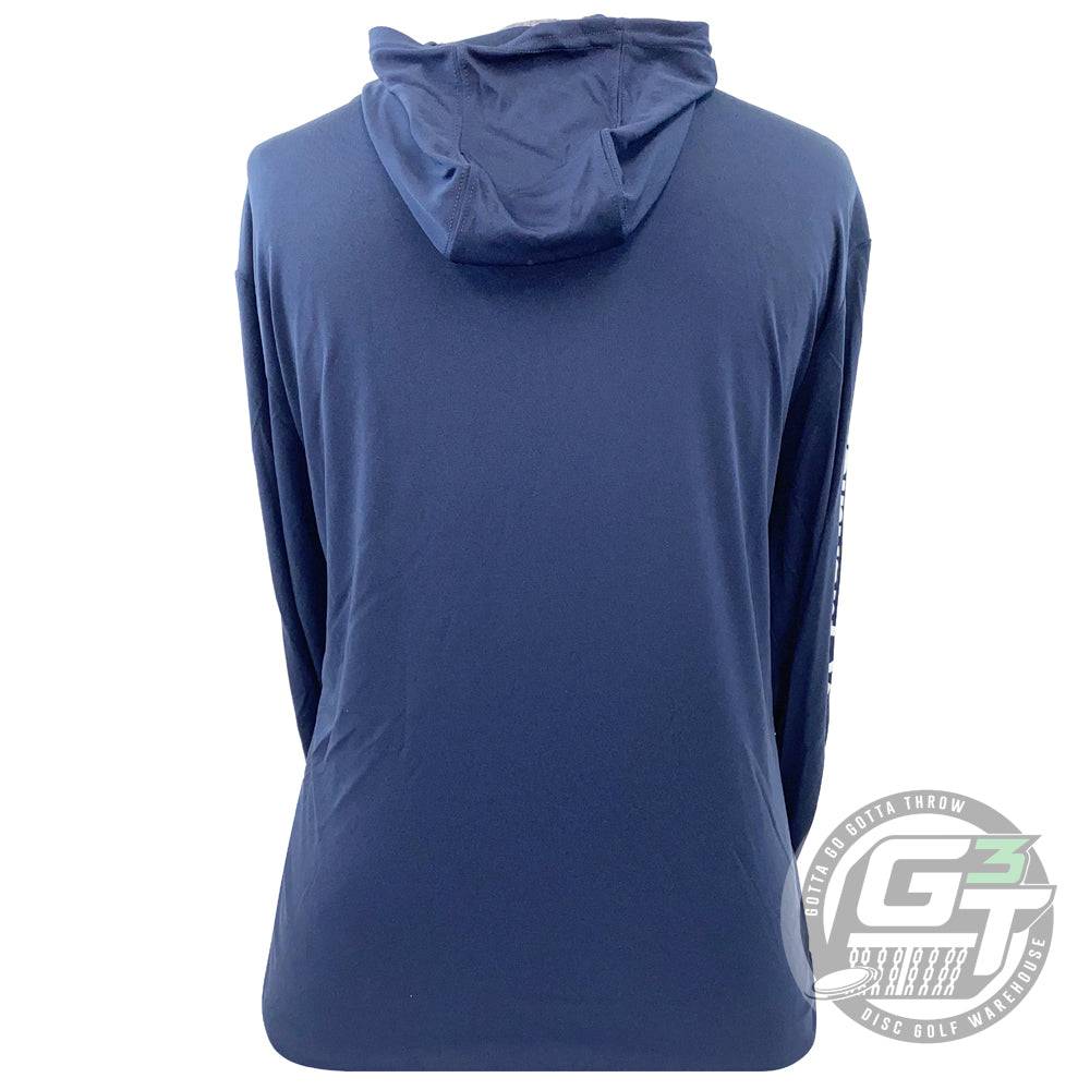 Discmania Apparel Discmania Reinvent Your Game Hooded Cooling Long Sleeve Performance Disc Golf T-Shirt