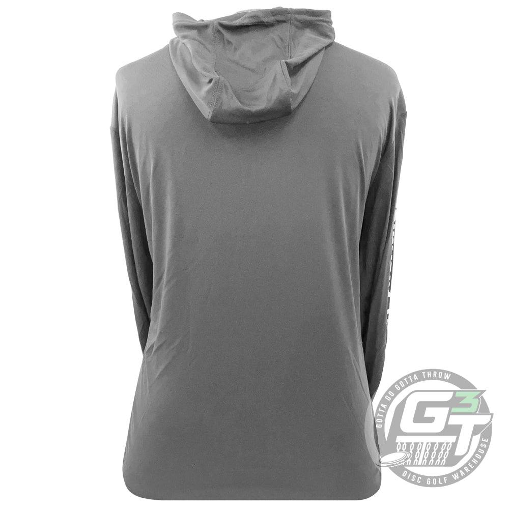 Discmania Apparel Discmania Reinvent Your Game Hooded Cooling Long Sleeve Performance Disc Golf T-Shirt