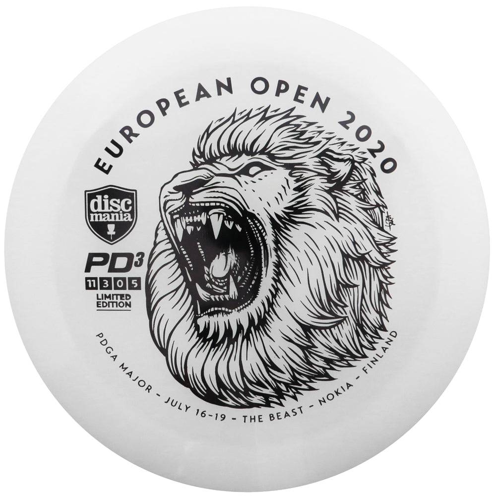 Discmania Golf Disc 173-175g Discmania Limited Edition 2020 European Open Glow C-Line PD3 Distance Driver Golf Disc