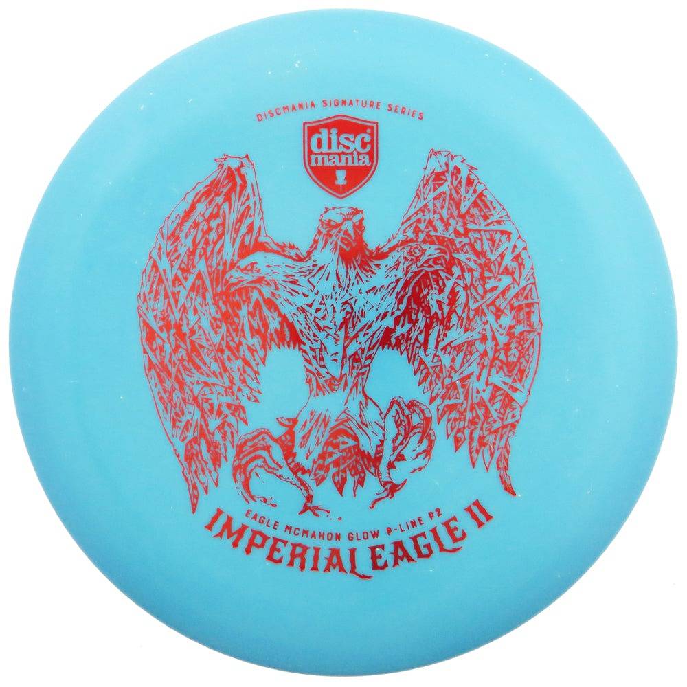 Discmania Golf Disc Discmania Limited Edition Signature Eagle McMahon Imperial Eagle II Color Glow P-Line P2 Pro Putter Golf Disc