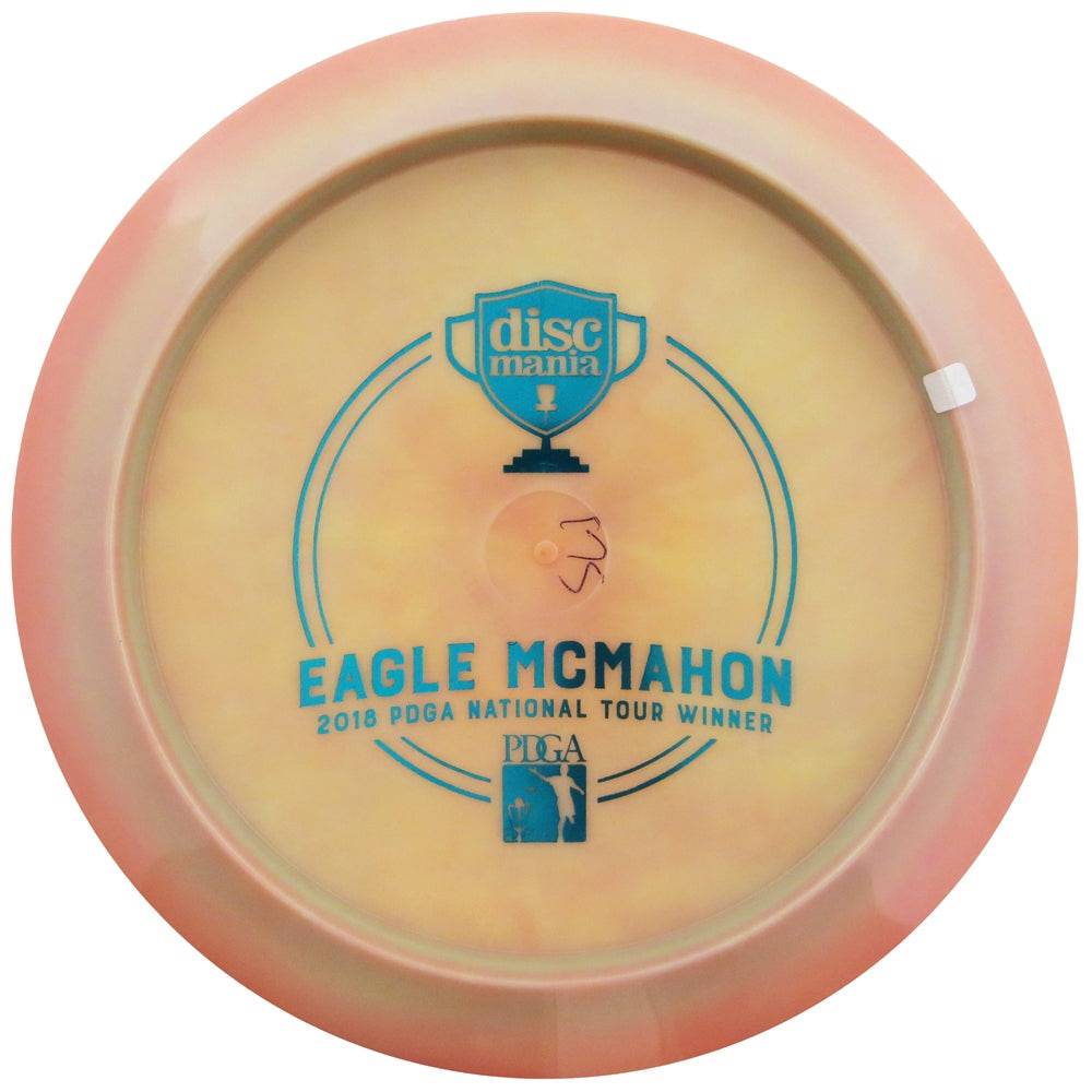 Discmania Golf Disc 173-175g Discmania Limited Edition Triumph Series Eagle McMahon 2018 PDGA National Tour Winner Bottom Stamp Swirl S-Line PD2 Power Driver Distance Driver Golf Disc