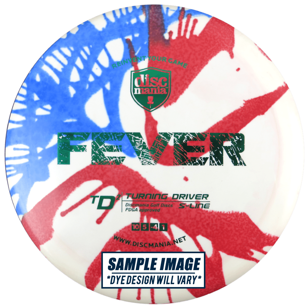 Discmania Golf Disc Discmania Tie-Dye S-Line TD2 Turning Driver Distance Driver Golf Disc