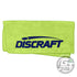 Discraft Accessory Lime Green Discraft Logo Screened 15" Microfiber Disc Golf Towel