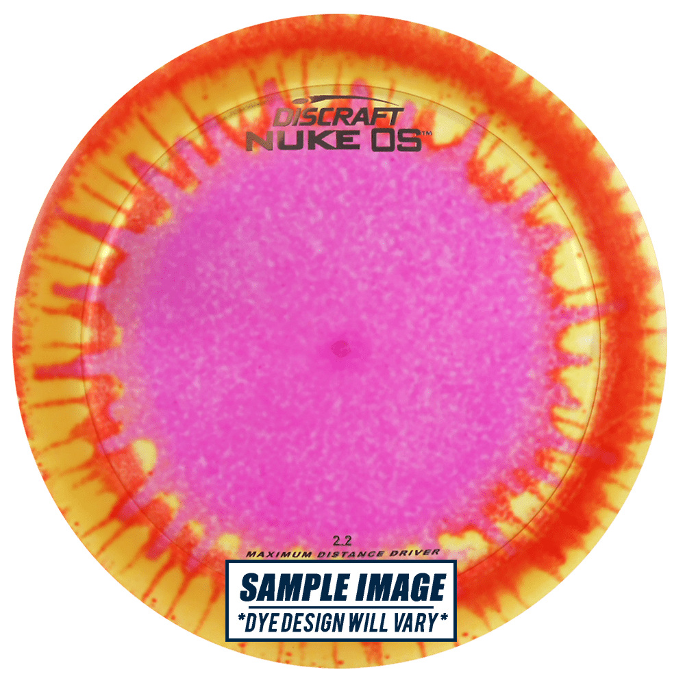 Discraft Golf Disc Discraft Fly Dye Elite Z Nuke OS Distance Driver Golf Disc