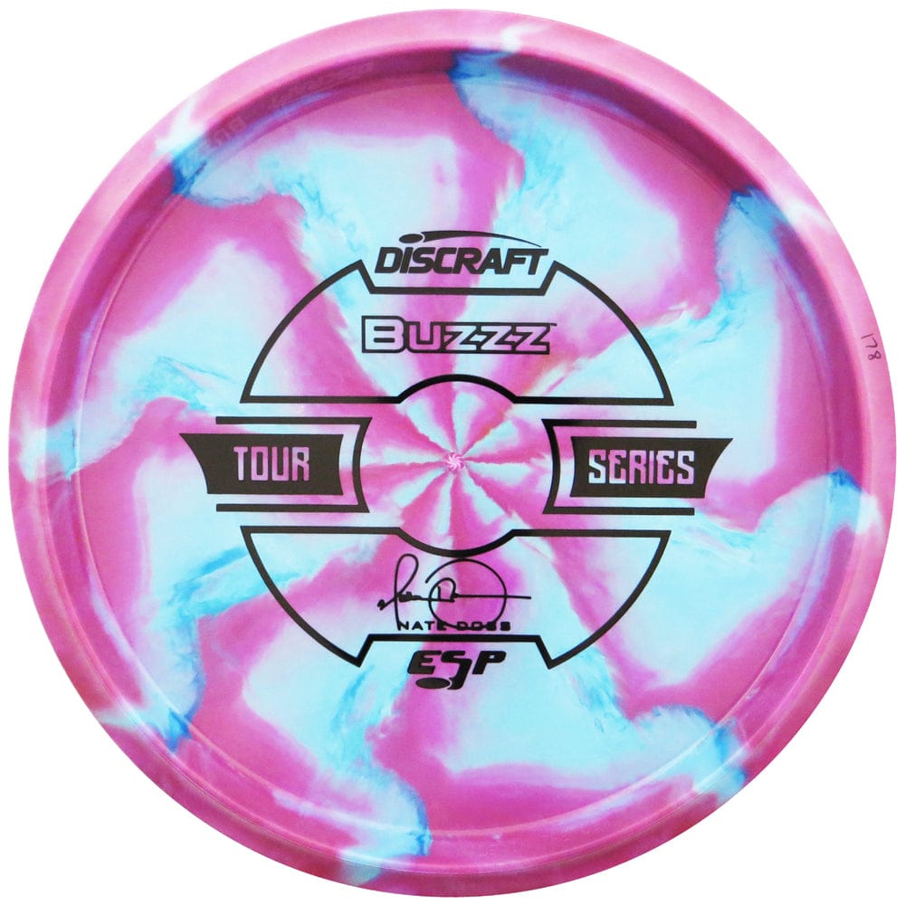Discraft Limited Edition 2019 Tour Series Nate Doss Understamp Swirl ESP Buzzz Midrange Golf Disc