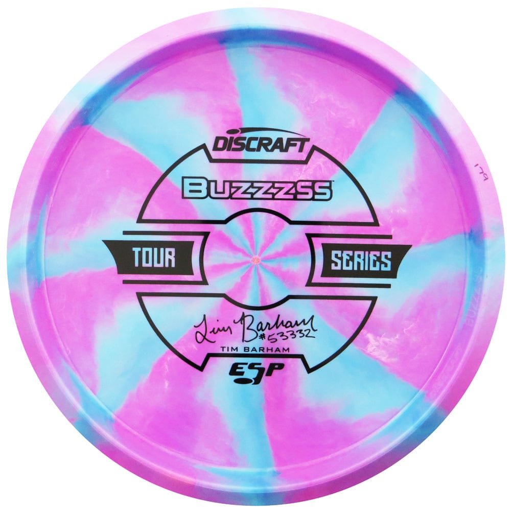 Discraft Limited Edition 2019 Tour Series Tim Barham Understamp Swirl ESP Buzzz SS Midrange Golf Disc