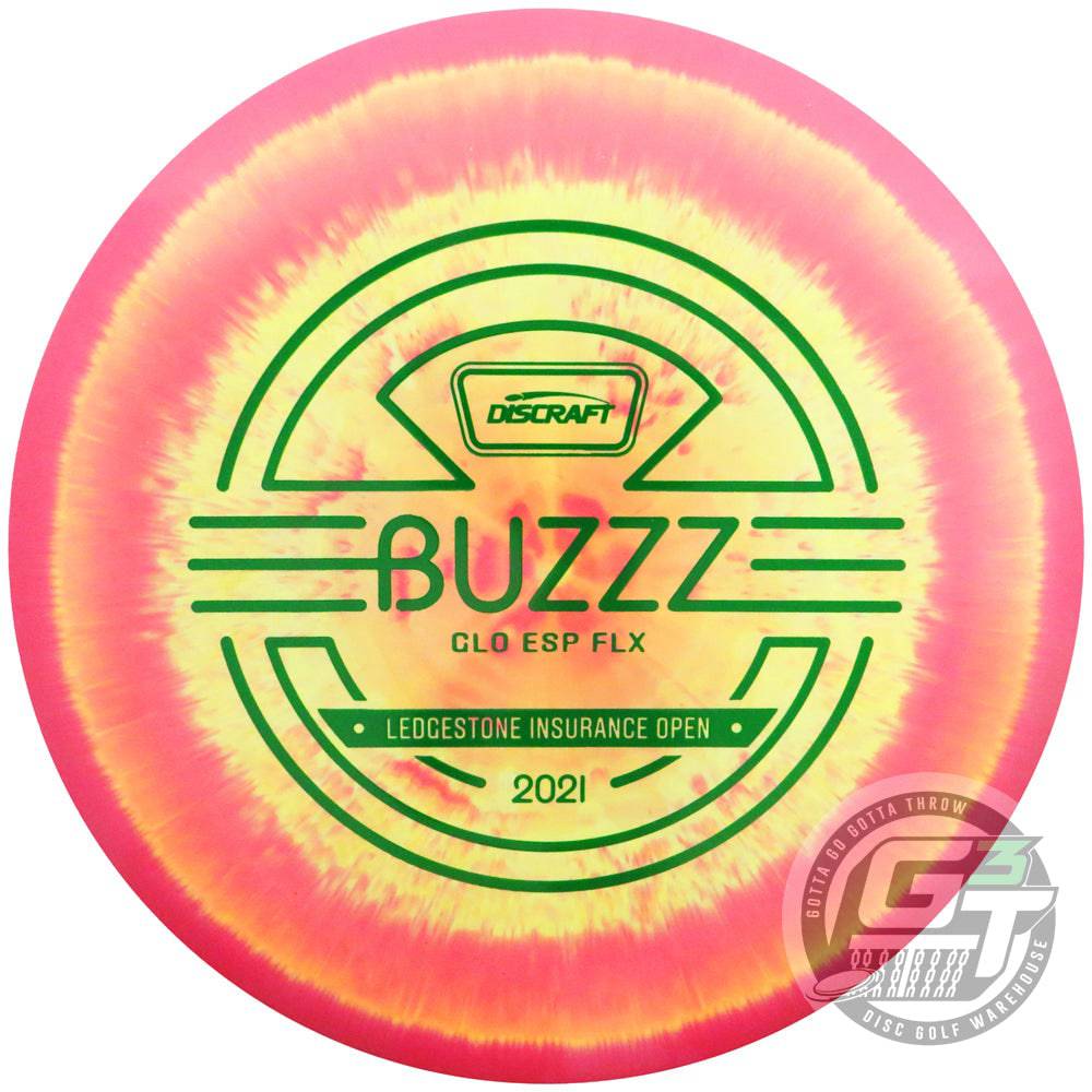 Discraft Golf Disc Discraft Limited Edition 2021 Ledgestone Open Glo ESP FLX Buzzz Midrange Golf Disc