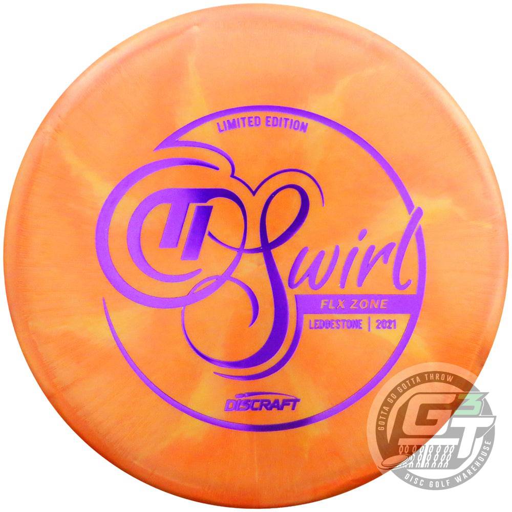 Discraft Golf Disc Discraft Limited Edition 2021 Ledgestone Open Swirly Titanium FLX Zone Putter Golf Disc