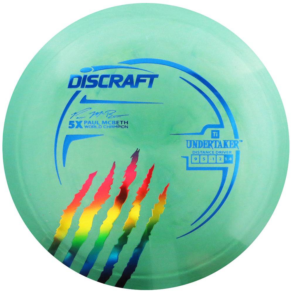 Discraft Golf Disc Discraft Limited Edition Paul McBeth 5X Signature Titanium Undertaker Distance Driver Golf Disc