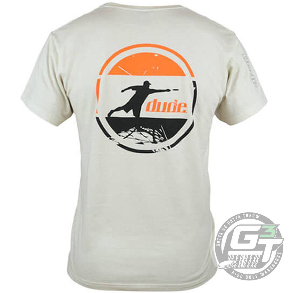 DUDE Arden Cotton Short Sleeve Disc Golf T-Shirt - Gotta Go Gotta Throw