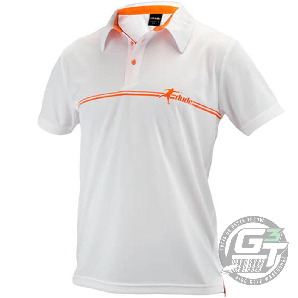 DUDE Arden Short Sleeve Performance Disc Golf Polo Shirt - Gotta Go Gotta Throw