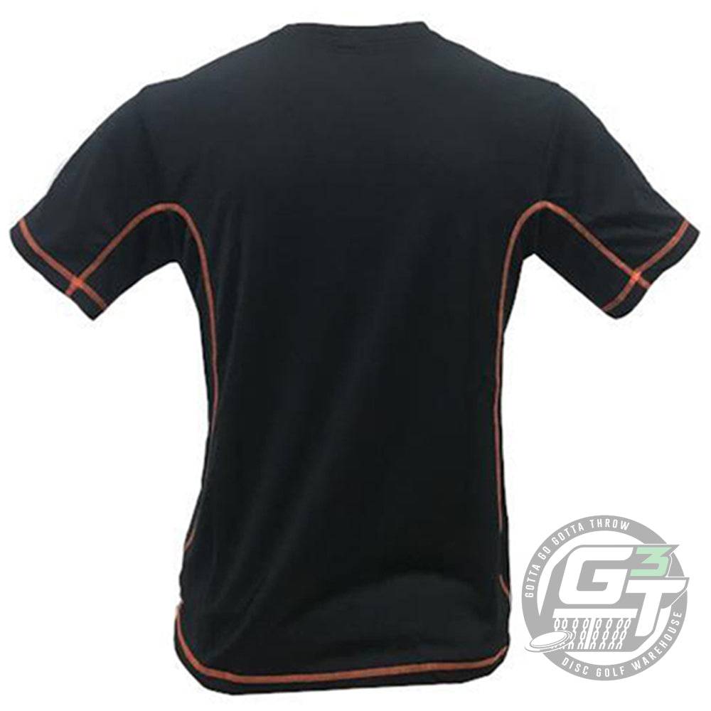 DUDE Big Logo Tech Short Sleeve Performance Disc Golf Shirt - Gotta Go Gotta Throw