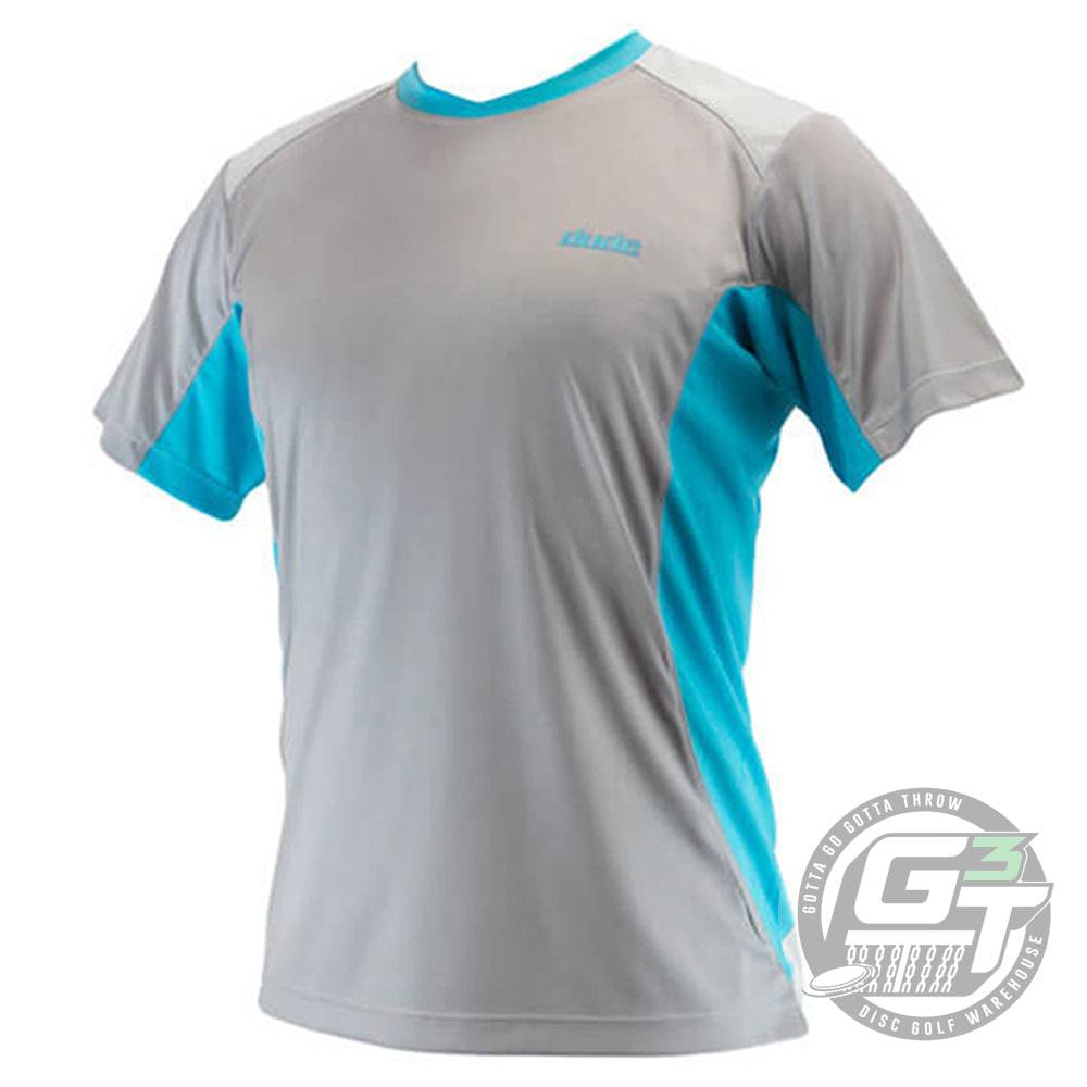 DUDE Contour Tech Short Sleeve Performance Disc Golf Shirt - Gotta Go Gotta Throw