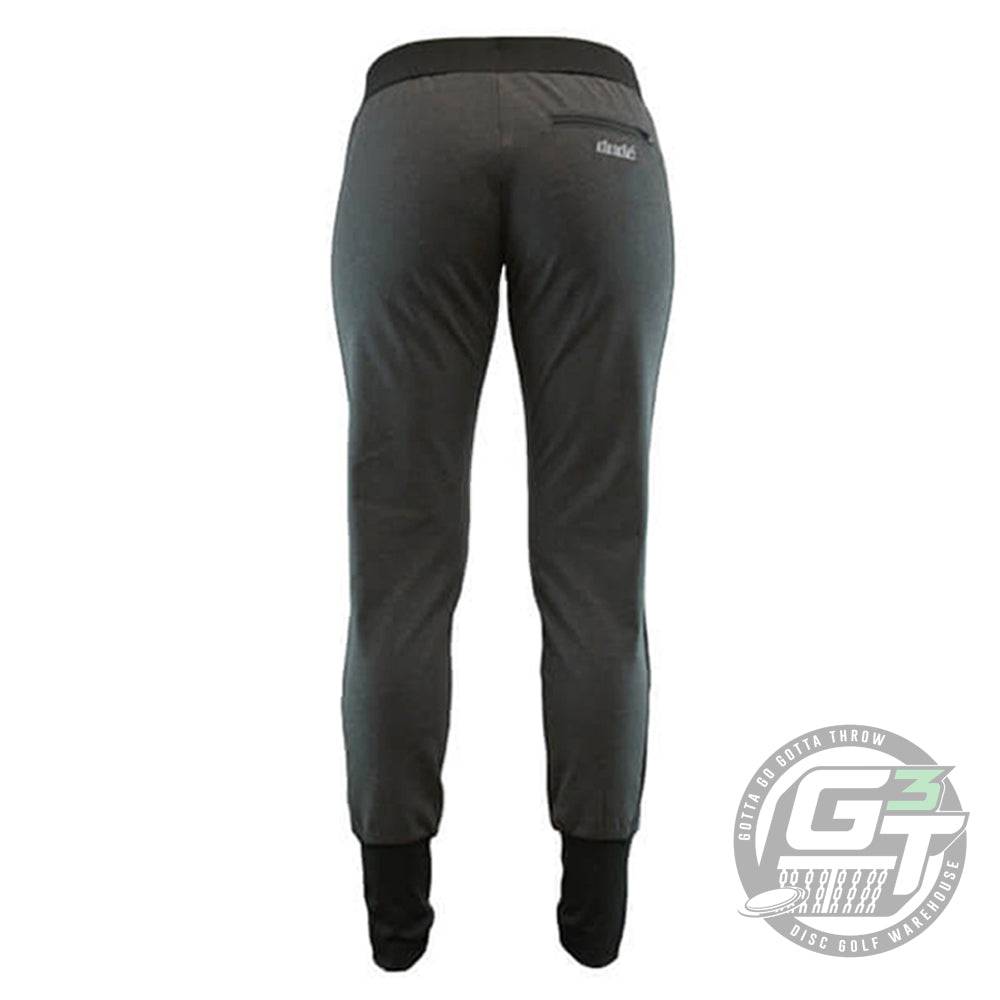 DUDE Ladies Tracky Dacs Fleece Disc Golf Pants - Gotta Go Gotta Throw